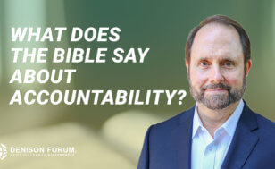 What does the Bible say about accountability?