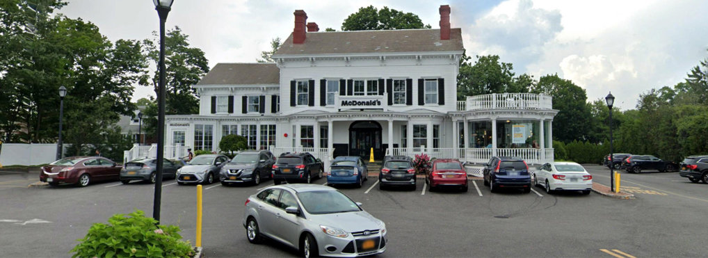 The "McMansion" in North New Hyde Park, New York (Google Earth).