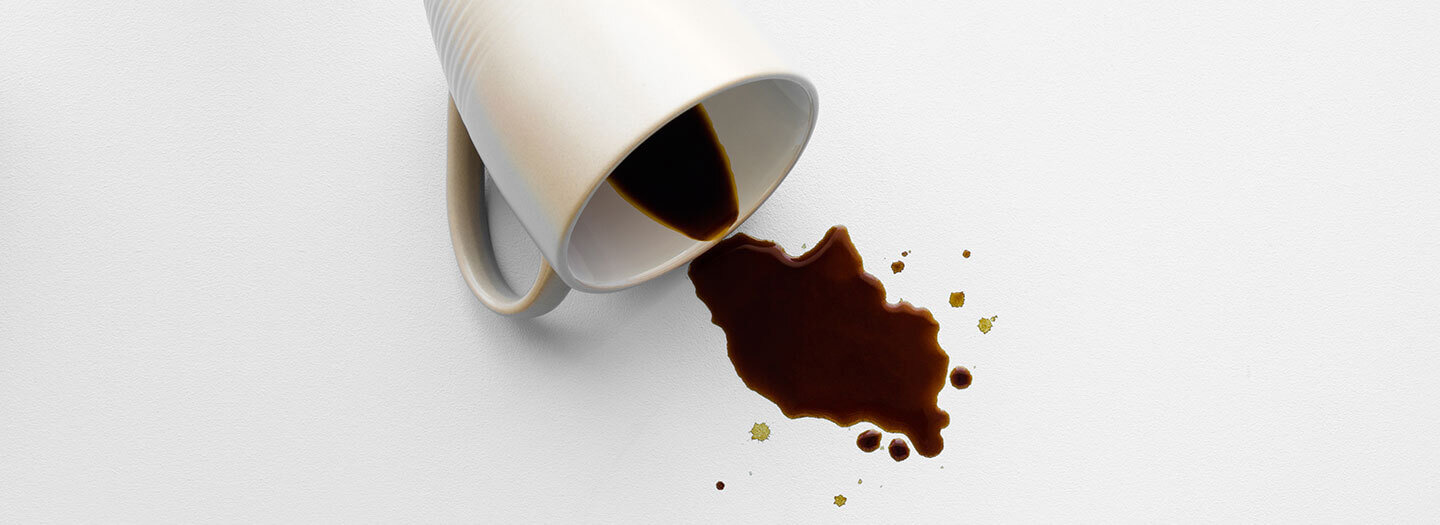 coffee shortage spilling cup