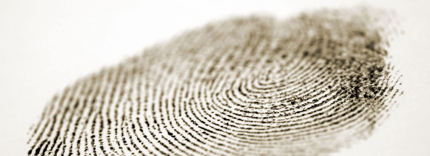 fingerprint closeup