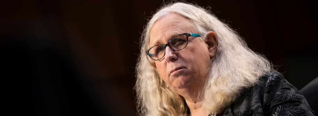 Rachel Levine sworn in as America's first transgender four-star admiral