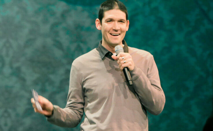 Village Church pastor Matt Chandler speaks to his congregation in Flower Mound, Texas for the first time following his brain surgery in 2010.