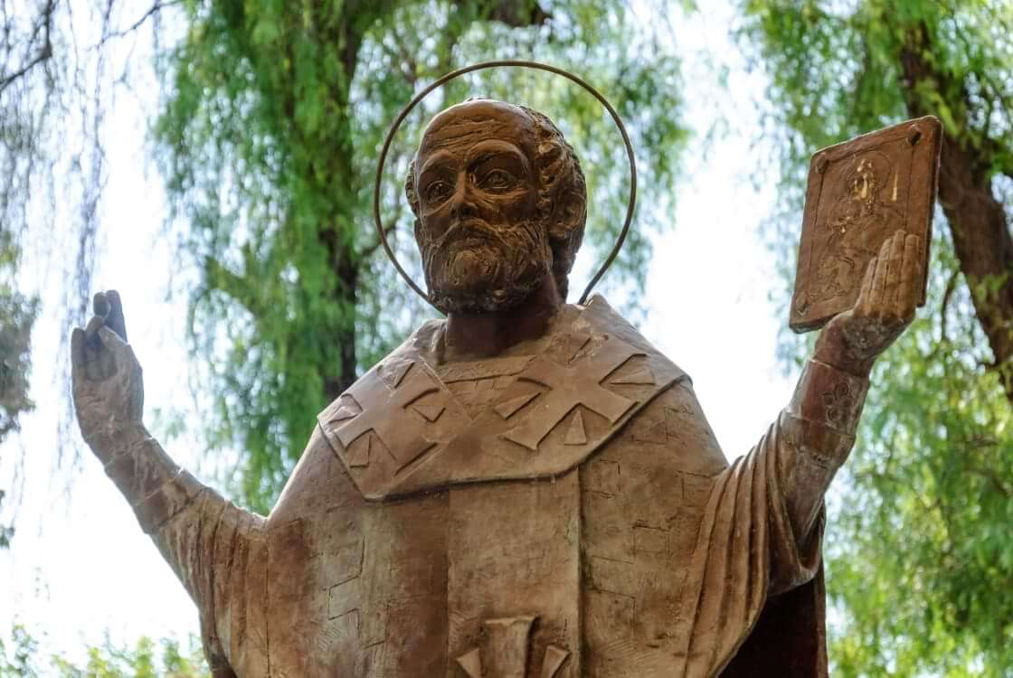 A statue of St. Nicholas, aka Santa Claus, at Demre, Turkey