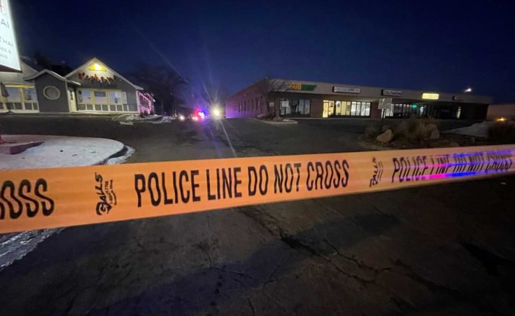 Crime tape is set up near a gay nightclub in Colorado Springs, Colo., Sunday, Nov. 20, 2022 where a shooting occurred late Saturday night.