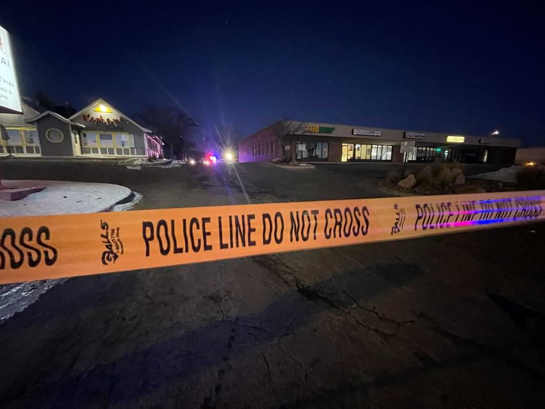 Crime tape is set up near a gay nightclub in Colorado Springs, Colo., Sunday, Nov. 20, 2022 where a shooting occurred late Saturday night.