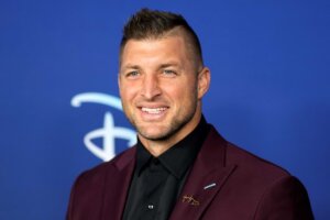 Tim Tebow attends the Disney 2022 Upfront presentation at Basketball City Pier 36 on Tuesday, May 17, 2022, in New York. (Photo by Charles Sykes/Invision/AP). His recent “Night to Shine” event and the ending of the Asbury Revival services both point to God's specific love for each of us.