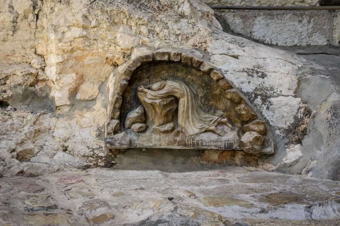 Relief of Jesus praying the Garden of Gethsemane