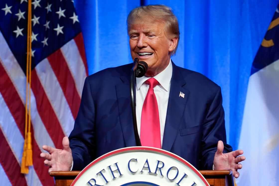 FILE - Former President Donald Trump speaks during the North Carolina Republican Party Convention in Greensboro, N.C., Saturday, June 10, 2023. (AP Photo/George Walker IV, File). Donald Trump has been given a federal indictment on 37 felony charges related to his handling of classified information.