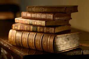 Stack of vintage books. What were Tim Keller's spiritual and intellectual influences?