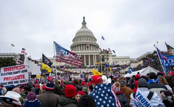 FILE - Those loyal to President Donald Trump rally at the U.S. Capitol in Washington on Jan. 6, 2021. (AP Photo/Jose Luis Magana, File). Lately, the question of whether it was an insurrection by definition has garnered much attention.