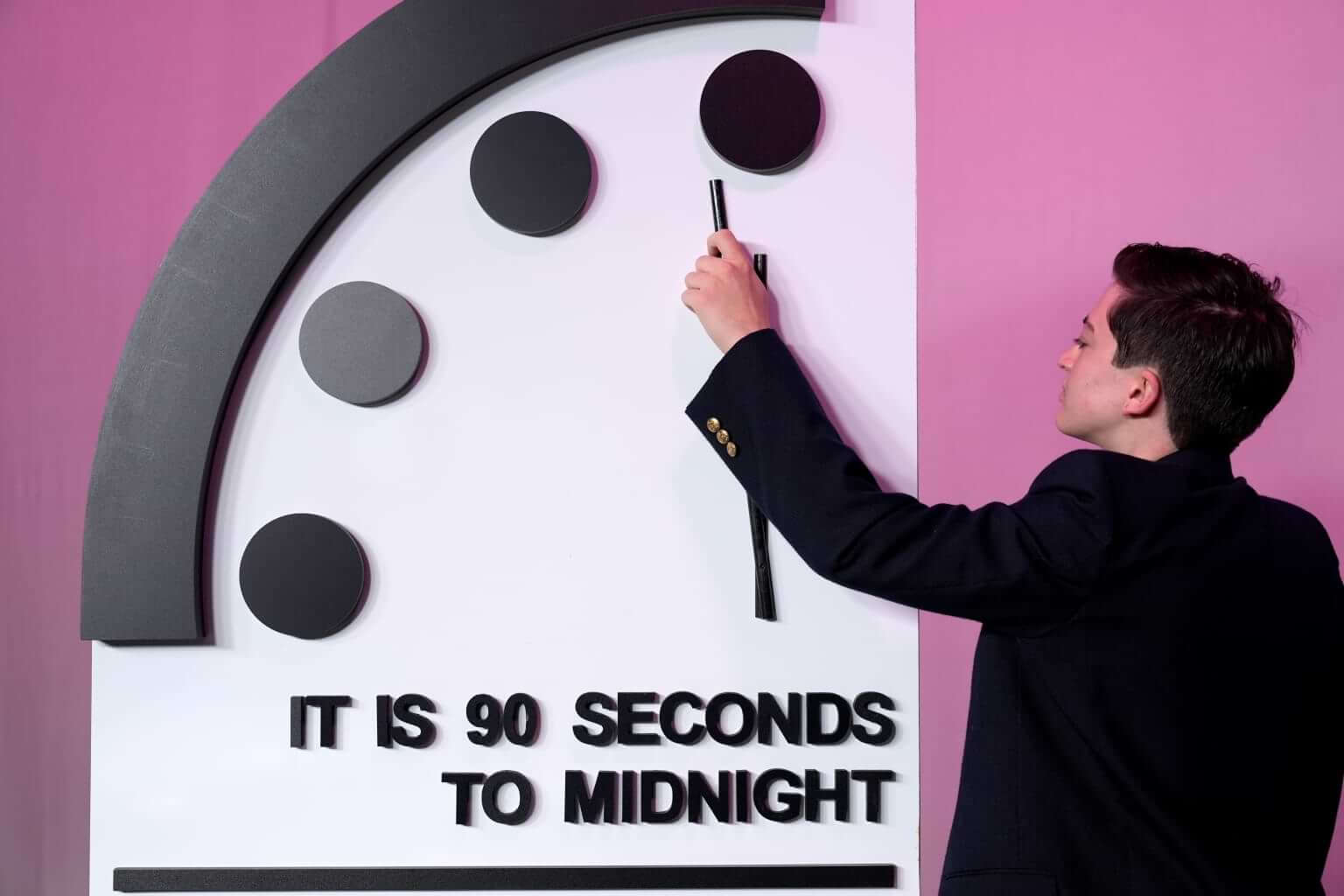 Doomsday Clock nears midnight