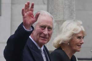 Britain's King Charles III and Queen Camilla depart The London Clinic where King Charles had undergone a procedure for an enlarged prostate, in central London, Monday, Jan. 29, 2024. (Victoria Jones/Pool Photo via AP). The Palace announced today that he has an unspecified malignant cancer.
