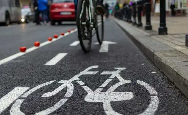 Bike riding in bike lane. By Aleksandra/stock.adobe.com. Church parking in bike lane Philadelphia