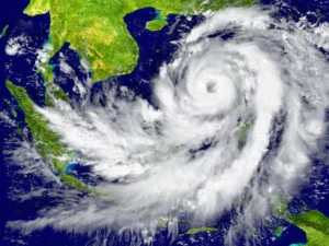 Typhoon near Southeast Asia. By harvepino/stock.adobe.com
