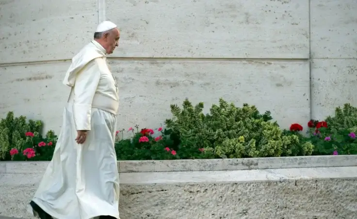 Pope Francis leaves at the end of an afternoon session of a two-week synod on family issues, at the Vatican, Friday, Oct. 10, 2014. (AP Photo/Andrew Medichini) Synod on Synodality