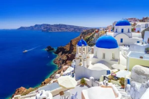 Beautiful Oia town on Santorini island, Greece By Patryk Kosmider/stock.adobe.com
