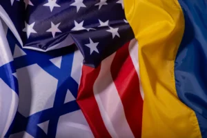 Official state flags of Israel, United States of America, and Ukraine. By HannaAibetova/stock.adobe.com. Tariffs
