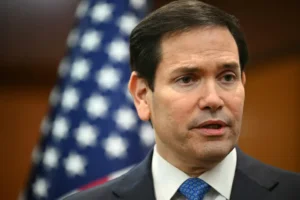 U.S. Secretary of State Marco Rubio gives a media briefing during the ASEAN Foreign Ministers' Meeting at the Convention Centre in Kuala Lumpur Friday, July 11, 2025. (Mandel Ngan/Pool Photo via AP) AI Marco Rubio