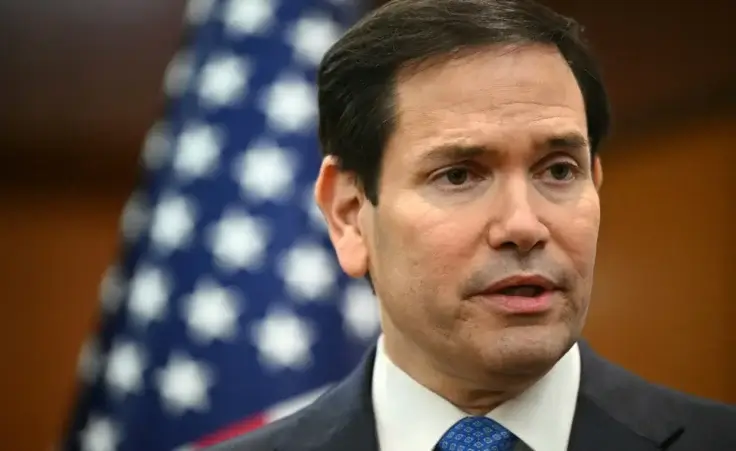 U.S. Secretary of State Marco Rubio gives a media briefing during the ASEAN Foreign Ministers' Meeting at the Convention Centre in Kuala Lumpur Friday, July 11, 2025. (Mandel Ngan/Pool Photo via AP) AI Marco Rubio