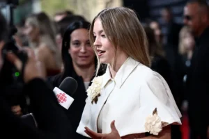 Sydney Sweeney attends the premiere of "Eden" at Roy Thomson Hall during the Toronto International Film Festival on Saturday, Sept. 7, 2024, in Toronto. (Photo by Evan Agostini/Invision/AP)