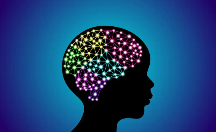 Illustrated silhouette of a child’s head filled with a multicolored, glowing digital brain network. By AnastasiiaAgafonova/stock.adobe.com. $50,000 for smarter baby genetic engineering