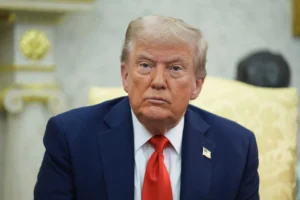 President Donald Trump listens during a meeting with Polish President Karol Nawrocki in the Oval Office of the White House, Wednesday, Sept. 3, 2025, in Washington. (AP Photo/Evan Vucci) Trump alive
