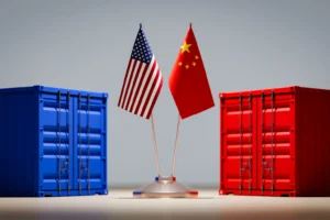 Concept image of a trade war between the United States and China. By AddMeshCube. Al Qaeda