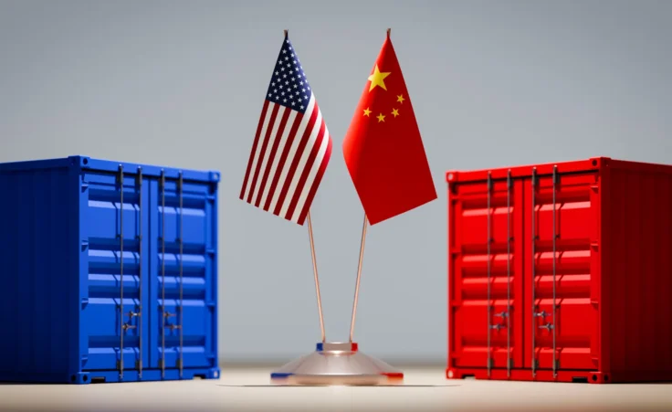 Concept image of a trade war between the United States and China. By AddMeshCube. Al Qaeda
