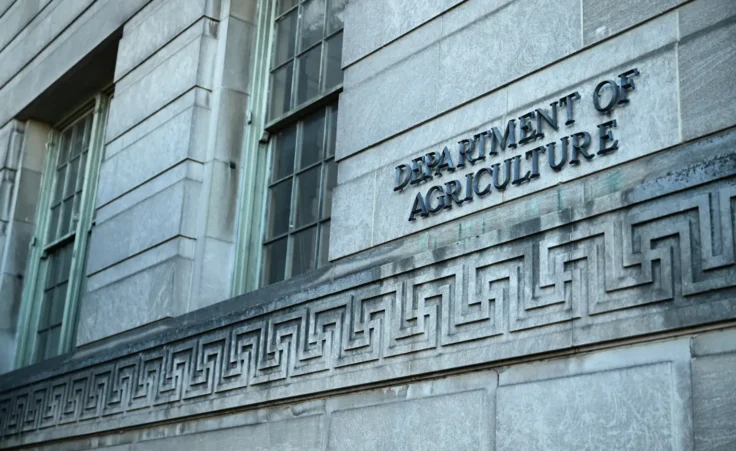 The Department of Agriculture building in Washington, DC on Tuesday, January 28, 2025. President Trump recently announced he would be freezing federal grants, which includes the Supplemental Nutrition Assistance Program (SNAP). (Photo by Annabelle Gordon/Sipa USA)(Sipa via AP Images) government shutdown