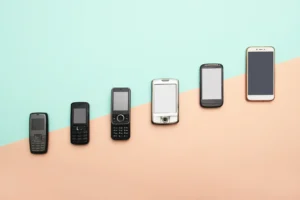 The evolution of cell phones. By luuuusa/stock.adobe.com. predicted