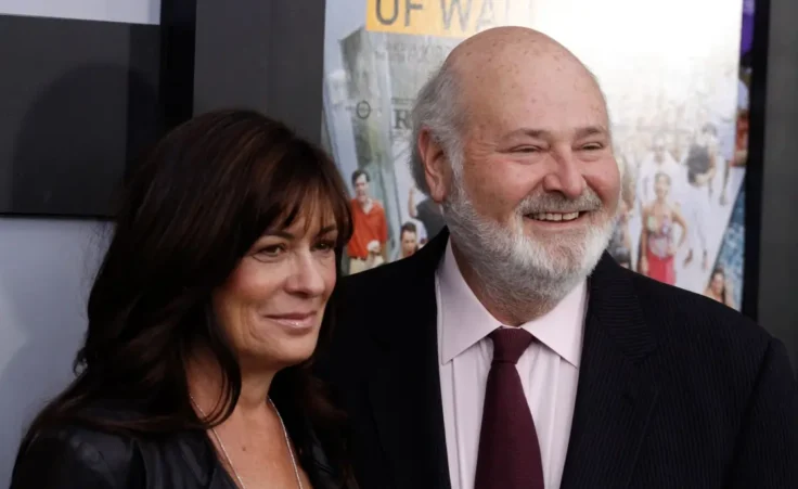 STAR MAX File Photo: 12/17/13 Actor Rob Reiner and Michele Singer Reiner attend the "The Wolf Of Wall Street" premiere at Ziegfeld Theater on December 17, 2013 in New York City.