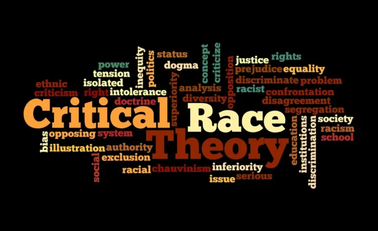 Word Cloud with Critical Race Theory concept, isolated on a black background By lali/stock.adobe.com