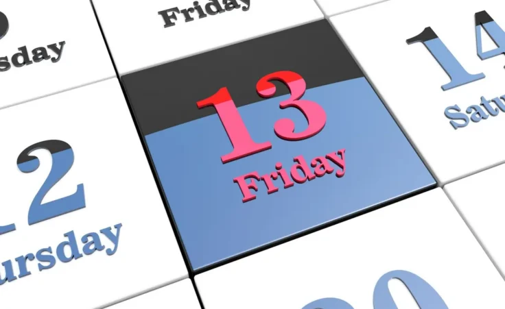 Black Friday 13th on 3d calendar By concept w/stock.adobe.com