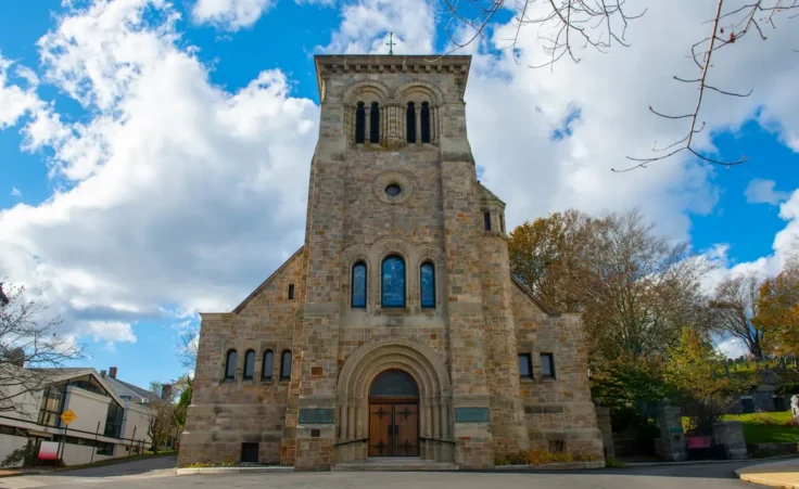 Mayflower Meeting House was built in 1621 at 19 Town Square in historic town center of Plymouth, Massachusetts MA, USA. by Wangkun Jia/stock.adobe.com