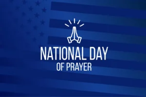 National Day Of Prayer with USA flag design. By KRstudio/stock.adobe.com.