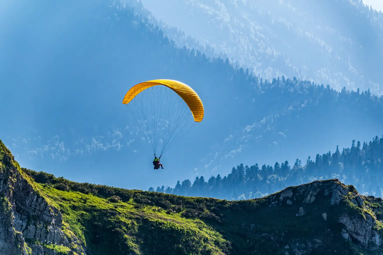 Paraglider gets clipped by plane and her video goes viral