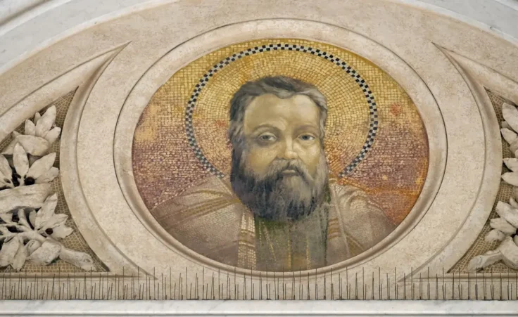 Saint Matthias the Apostle mosaic in the basilica of Saint Paul Outside the Walls, Rome, Italy By zatletic/stock.adobe.com