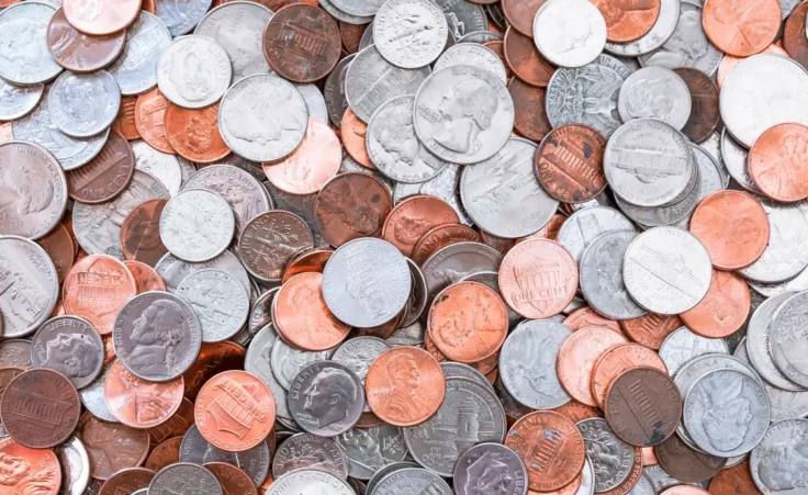 American coins background By Mariusz Blach/stock.adobe.com