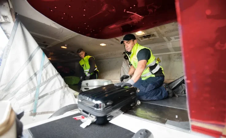 Workers Loading Luggage In Airplane By Tyler Olson/stock.adobe.com