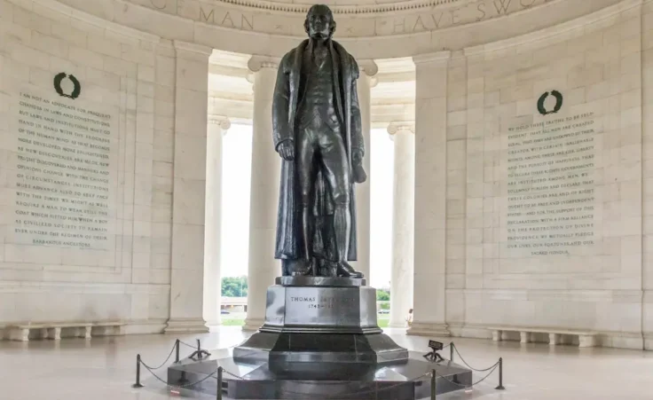 President Thomas Jefferson's Statue at the Jefferson Memorial in Washington DC By travelview/stock.adobe.com