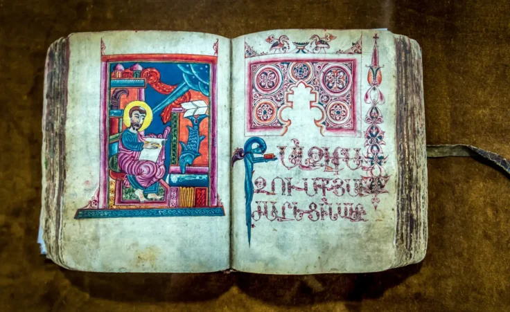 15th century gospel in museum of Vank at the Holy Savior Cathedral in Isfahan, Iran. By Fotokon/stock.adobe.com. Iran targets Christians as fear of US fades: Did our Founding Fathers sin by rebelling against the king?